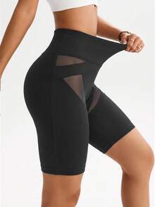 Slayform Slayform Women's Casual Minimalist Energetic Sexy Simple Sports Shorts - Black - View 2