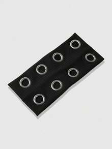 ROMWE Goth 1pc Vintage Y2K Street Style Metal Eyelet Wide Women's Headband, Versatile Hair Accessory For Daily Commute, Yoga, Fitness, Running, Casual Outings - Multicolor - View 7