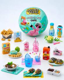 MGA Entertainment 1pc Random MGA's Miniverse Make It Mini Cafe Random Capsule, DIY Mini Dessert Bowl Scene Assembly Set With Tiny Sauce Bottle, Coconut Bowl & Leaf Plate Parts, Collectible Desk Shelf Display Decor - Multicolor - View 2
