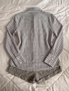 Attitoon Back To School Dress Shirt School Shirt Plaid Casual Versatile Daily Wear Shirt - Multicolor - View 2