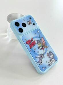 TOM & JERRY X SHEIN Desain Casing Ponsel Pelindung dengan Pola Cetak yang Bergaya dan Mewah, Sempurna untuk iPhone – Casing Ponsel yang Lucu, Modis, dan Elegan. - MultiWarna - View 7