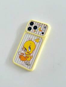 ShellaStory LOONEY TUNES X SHEIN 時尚高端印花圖案保護手機殼設計，完美適配 ，可愛時尚且精緻 - 彩色 - 查看 7