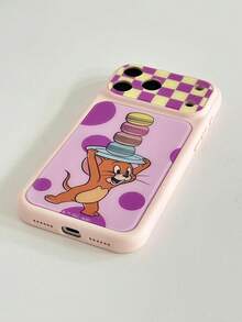 ShellaStory TOM & JERRY X SHEIN A Stylish, High-End Printed Pattern Protective Phone Case Design, Perfect For IPhone – A Cute, Fashionable, And Sophisticated Phone Case. - Multicolor - View 9