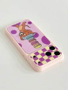 ShellaStory TOM & JERRY X SHEIN A Stylish, High-End Printed Pattern Protective Phone Case Design, Perfect For IPhone – A Cute, Fashionable, And Sophisticated Phone Case. - Multicolor - View 10