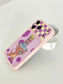 ShellaStory TOM & JERRY X SHEIN A Stylish, High-End Printed Pattern Protective Phone Case Design, Perfect For IPhone – A Cute, Fashionable, And Sophisticated Phone Case. - Multicolor - View 8