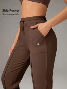 OutZeal Women Sports Pants Gym Workout Knitted Joggers Active Bottoms - Khaki - View 4