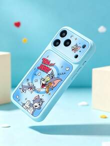 TOM & JERRY X SHEIN Desain Casing Ponsel Pelindung dengan Pola Cetak yang Bergaya dan Mewah, Sempurna untuk iPhone – Casing Ponsel yang Lucu, Modis, dan Elegan. - MultiWarna - View 4