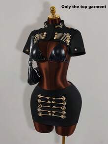 Amplova 2026 New Napoleon Element Design Women's Top - Black - View 1