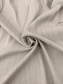 SHEIN LUNE Intage Nomadic 高領收腰鈕扣式女款風衣外套，秋冬女裝外套，舒適保暖秋冬女裝 - 卡其色 - 查看 8