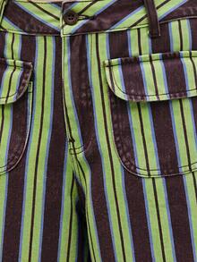 Nöista Striped Denim Jeans With Pocket Detail And Relaxed Straight-Leg Fit, Casual Everyday Style For Fall And Winter Vintage Y2K - Multicolor - View 5