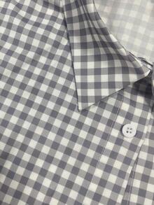 Attitoon Back To School Dress Shirt School Shirt Plaid Casual Versatile Daily Wear Shirt - Multicolor - View 4
