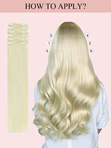 6PCS 12-20 Inch Seamless Remy Human Hair Extensions, Double Layer Clip-In Hair Wefts For Women, Add Volume And Length, Natural Look - S60 - View 7