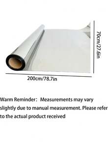 Película de Aislamiento Térmico Plateada de Doble Cara, Película de Protección Solar para Vidrio del Hogar, Bloqueo Fuerte de Rayos UV. Efecto Significativo de Sombreado y Enfriamiento, Diseño Transparente Unidireccional para una Vista Clara, Equilibrando Fácilmente la Protección y la Privacidad - 1PC - Ver 14