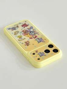 TOM & JERRY X SHEIN A Stylish, High-End Printed Pattern Protective Phone Case Design, Perfect For IPhone – A Cute, Fashionable, And Sophisticated Phone Case. - Multicolor - View 10