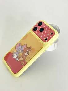 TOM & JERRY X SHEIN 時尚高端印花圖案手機保護殼設計，完美適配 ，可愛時尚且精緻 - 彩色 - 查看 8