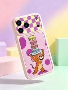 ShellaStory TOM & JERRY X SHEIN A Stylish, High-End Printed Pattern Protective Phone Case Design, Perfect For IPhone – A Cute, Fashionable, And Sophisticated Phone Case. - Multicolor - View 4