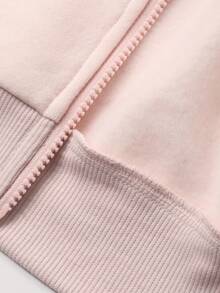 DAZY Tween Girls' Hooded Knit Fleece Sweatshirt Sweatshirt, Fall,Winter - Pink - View 7