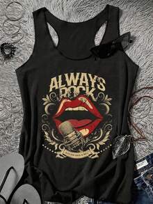 Attitoon Women Tank Tops & Camis - Hitam - View 1