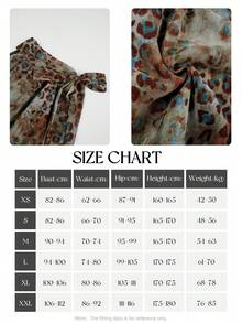 SHEIN Glamour 女士休闲印花系带衬衫，日常百搭 - 彩色 - 查看 6