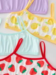 Random 4-Piece , A Combination Of Colorful Unicorns And Fruits For Girls And Children - Multicolor - View 6