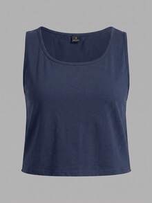 SHEIN EZwear 2件組女款背心與細肩帶上衣 - 彩色 - 查看 6
