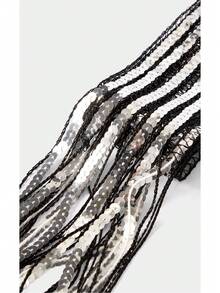Noxbound Thin Scarf - Black - View 6