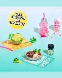 MGA Entertainment 1pc Random MGA's Miniverse Make It Mini Cafe Random Capsule, DIY Mini Dessert Bowl Scene Assembly Set With Tiny Sauce Bottle, Coconut Bowl & Leaf Plate Parts, Collectible Desk Shelf Display Decor - Multicolor - View 7
