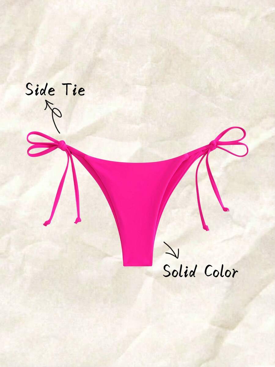 Elavelle Summer Beach Tie Side Bikini Thong