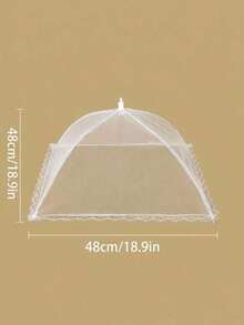 Zazumi 1 Piece Foldable Food Cover Umbrella, Dustproof, Anti-Pollution, Fly & Mosquito Repellent - Multicolor - View 13