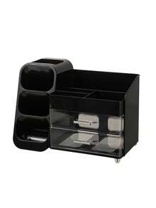 Advanced Minimalist Multi-Functional Trapezoidal Storage Rack For Student Dormitories, Stackable For Desktop Stationery Storage. - Multicolor - View 13