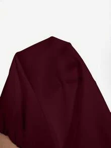 Hauture Extreme Wide Leg Zip Front Sleeveless Jumpsuit - Burgundy - View 6