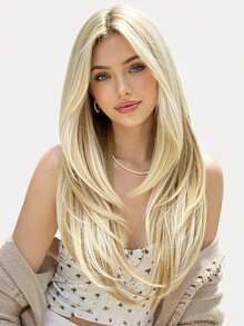 6 PCS Ekstensi Rambut Manusia Remy Tanpa Sambungan 12-20 Inci, Rambut Sambungan Jepit Dua Lapis untuk Wanita, Menambah Volume dan Panjang, Tampilan Alami - S18/613 - View 2
