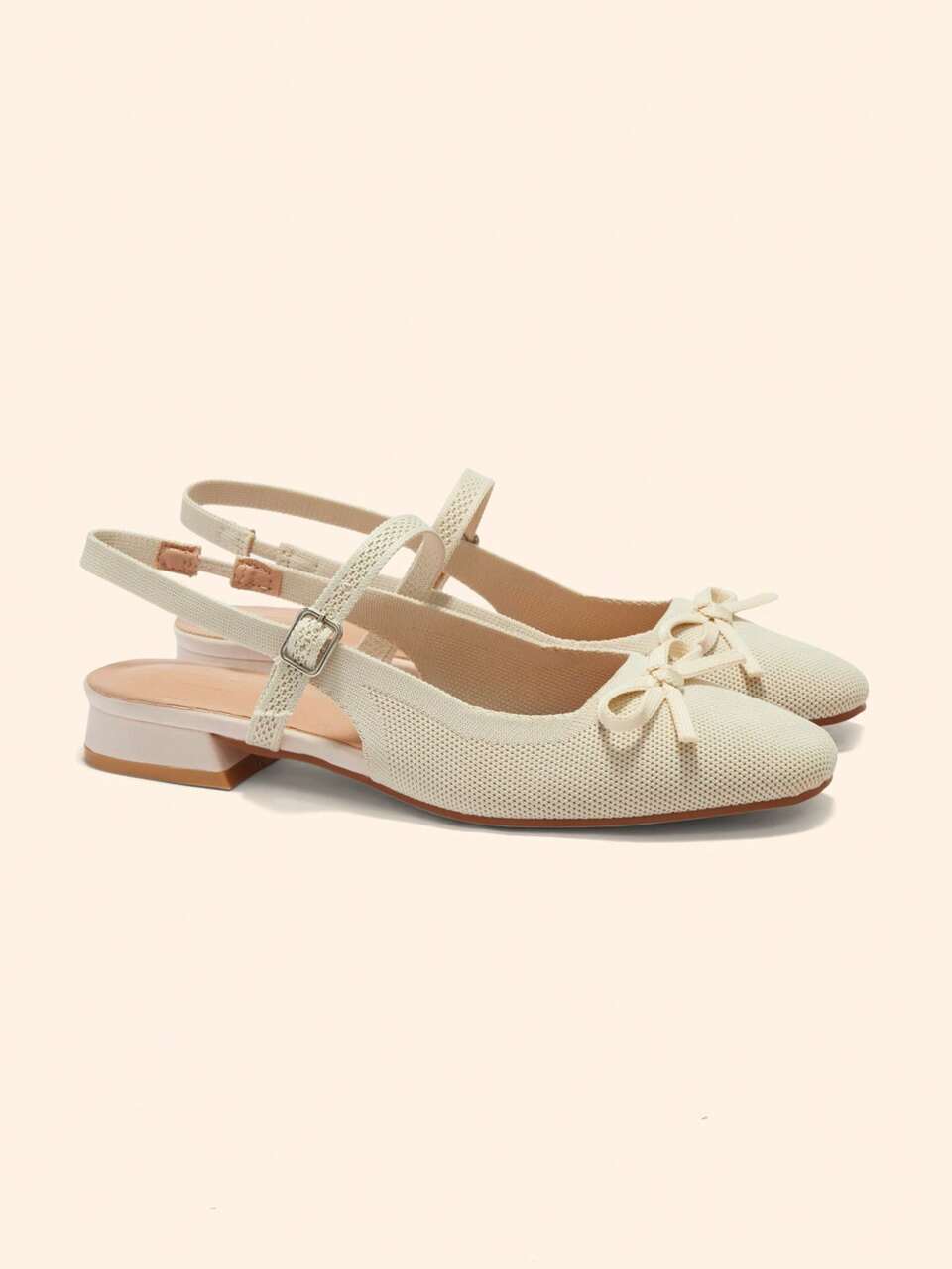 CUCCOO BASICS Women's Shoes Spring, Summer And Autumn Simple Classic Woven Surface Material Round Toe Flat Sole Shoes Are Suitable For Commuting, Dating, Parties A