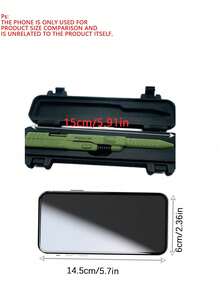 1pc Military Tactical Slide Model Gel Ink Pen, Two Tone Color Cool Novelty Writing Pen, Smooth 0.5mm Black Ink Signature Pen, Funny Unique Stationery Gift For School Boys Office Desk Decor - A - View 4