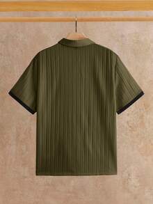 HIMLAND 3件組男士極簡冰絲觸感短袖 Polo 衫，夏季款 - 彩色 - 查看 9