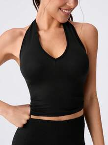 Loungeista Women's Seamless Abdomen Control Waist Cincher With Hip Lifting Shapewear Bodysuit Set - Black - View 6