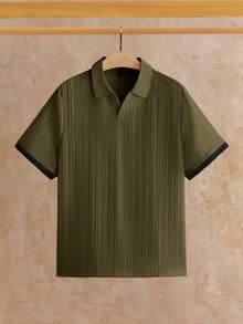 HIMLAND 3件組男士極簡冰絲觸感短袖 Polo 衫，夏季款 - 彩色 - 查看 7