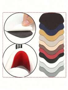 6pcs Self-Adhesive Shoe Wear Repair Patches For Sports Shoes - Shoe Care Accessories For Heel And Liner Repair - Anti-Wear, And Easy To Use Stickers For Long-Lasting Protection, Shoe, Spring Summer Picks, Brides Maid Gifts. - multicolor - View 2