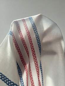 EMERY ROSE Gaun Wanita Bermotif Garis-Garis dengan Tali Bahu Tipis dan Kantong Besar, Gaun Liburan Kasual - MultiWarna - View 7