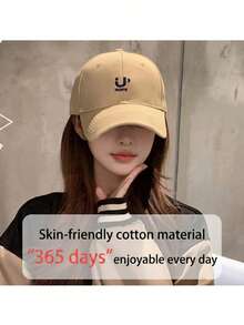 Topi kasual pelindung UV, potongan rendah, sempurna untuk musim panas, topi golf pria dan wanita. Tersedia dalam berbagai ukuran, topi katun ini menawarkan perlindungan UV dan efek melangsingkan. - Hitam - View 4