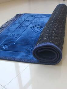Karpet Raschel Tebal Bertekstur Bunga Timbul dengan Rumbai, Warna-warni Polos, Lembut dan Mewah untuk Ruang Tamu, Kamar Tidur, Pintu Masuk, Dekorasi Rumah Dalam Ruangan - MultiWarna - View 4