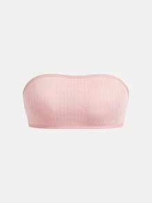 SHEIN Girlism Dozemod 青少年女孩簡約舒適加厚無肩帶內衣 2件組 - 彩色 - 查看 5