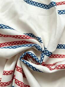 EMERY ROSE Gaun Wanita Bermotif Garis-Garis dengan Tali Bahu Tipis dan Kantong Besar, Gaun Liburan Kasual - MultiWarna - View 8