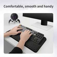 Mechanical Keyboard Wrist Rest/Pad, Integrated High-Quality Design, Memory Foam Mouse Wrist Support, Removable Wrist Pad To Relieve Wrist Pain, Suitable For Office Use, An Excellent Gift Choice. - Multicolor - View 4
