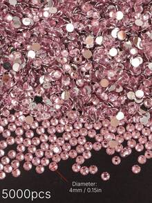 5000Pcs Bright Jelly AB Resin Rhinestones, Flat Back Multicolor Gems Bulk Pack, DIY Handmade Craft Supplies For Phone Case Cup Bottle Hat Fan Decoration - 4mm - View 20