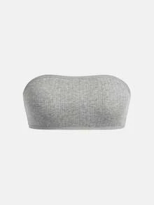 SHEIN Girlism Dozemod 青少年女孩簡約舒適加厚無肩帶內衣 2件組 - 彩色 - 查看 7