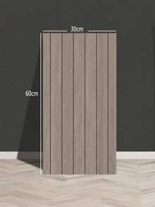3D Wood Grain Wall Panel 6PCS 11.8"X23.6", Flexible Peel And Stick Self Adhesive Wall Decor, Waterproof Removable Faux Wood Plank For Living Room Bedroom Home Interior - multicolor - View 2