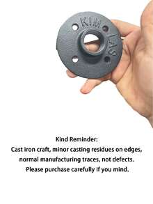 1pc Industrial Pipe Wall-Mounted Clothing Rack, Heavy Duty Black Hanging Closet Rod, Suitable For Bedroom, Entryway, Laundry Drying, Retail Clothing Display - Black - View 8