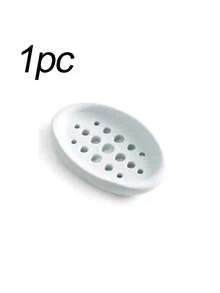 Bathroom Silicone Soap Dish With Drainage Tray, Soap Holder, Laundry Brush, Moisture-Proof Design - multicolor - View 12