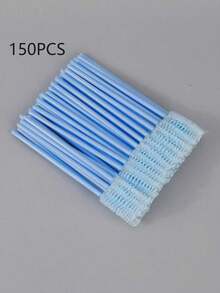200pcs Disposable Eyelash Brush, Eyelash Comb, Makeup Brush, Makeup Applicator, Eyebrow Comb, Eyelash Applicator, Eyelash Brush, Eyebrow Applicator, For Eyelash And Eyebrow Makeup, Color: Blue - Multicolor - View 10